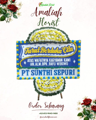 Papan Bunga Duka di Ohoitel