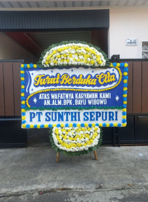 Papan Bunga Duka di Ohoitel