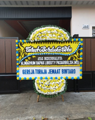 Papan Bunga Duka di Ohoitel